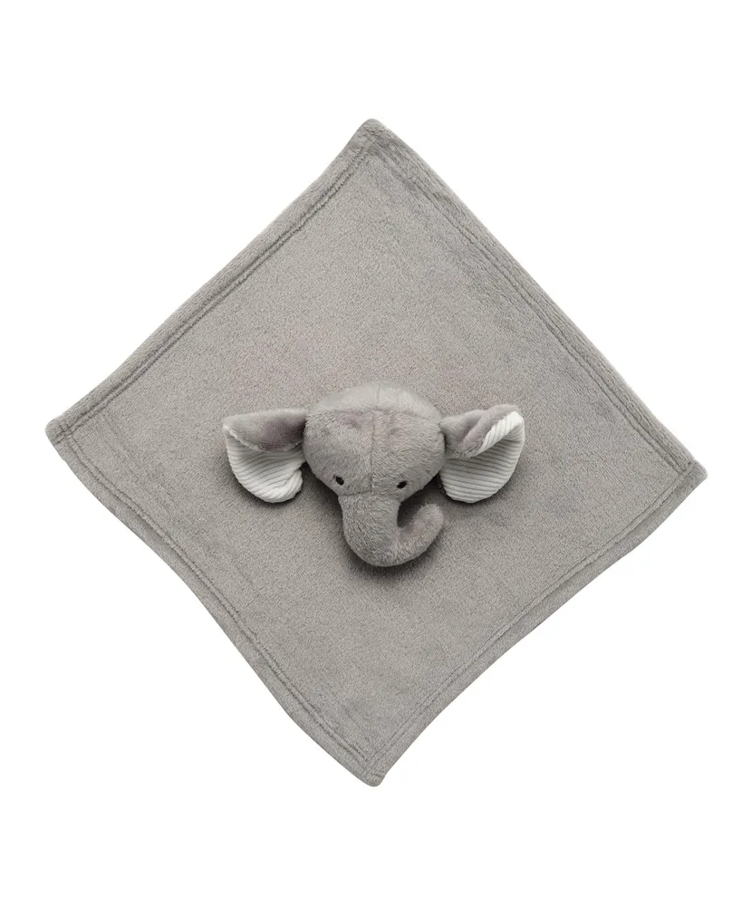 Lambs & Ivy Gray Elephant Soft Baby/Child/Toddler Plush Lovey Security Blanket