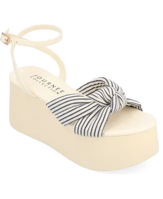 Journee Collection Women's Lailee Platform Sandals