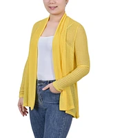 Ny Collection Women's Open Knit Cardigan