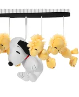 Lambs & Ivy Classic Snoopy & Woodstock Musical Baby Crib Mobile Soother Toy