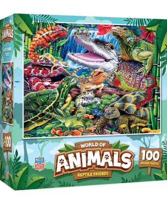 Masterpieces World of Animals Reptile Friends 100 Piece Jigsaw Puzzle