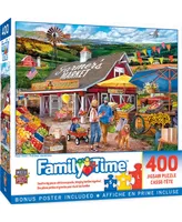 Masterpieces Family Time - Farm Fresh 400 Piece Jigsaw Puzzle