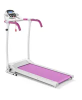 Costway 800W Folding Treadmill Electric /Support Motorized Power