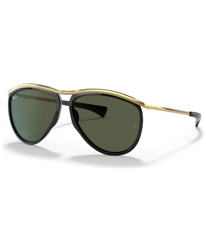 Ray-Ban Olympian Aviator Sunglasses, RB2219 59