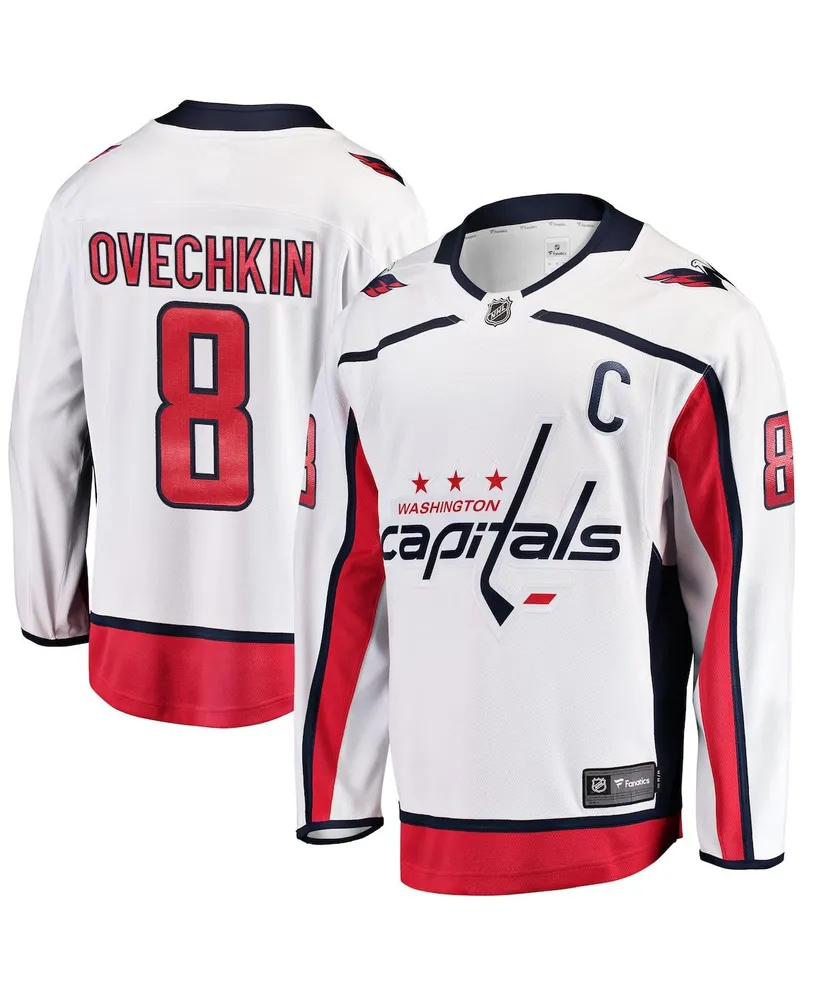 Men's Fanatics Alexander Ovechkin White Washington Capitals Breakaway Player Jersey