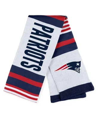 Women's Wear by Erin Andrews New England Patriots Jacquard Striped Scarf