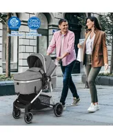 2 in 1 Convertible Baby Stroller High Landscape Infant