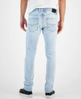 Guess Men's Light-Wash Slim Tapered Fit Jeans