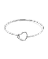 Tommy Hilfiger Open Heart Crystal Bangle