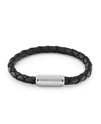 Tommy Hilfiger Men's Braided Leather Bracelet