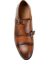 Taft Men's Prince Genuine Leather Double Monk Strap Dress Shoes