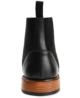 Taft Men's Troy Handcrafted Leather and Suede Dress Boots