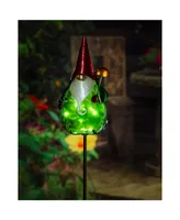 Evergreen 36"H Secret Solar Garden Stake, Gnome
