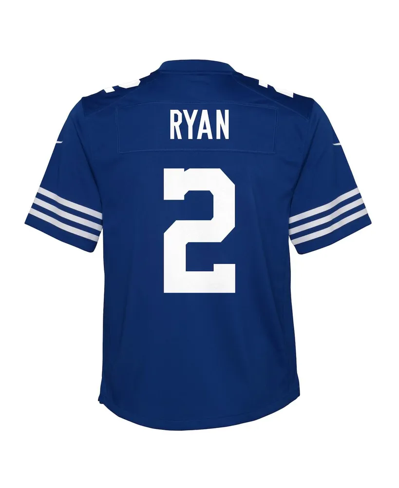 Youth Boys and Girls Nike Matt Ryan Royal Indianapolis Colts Alternate Game Jersey