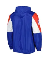 Men's Mitchell & Ness Royal Chicago White Sox Throw It Back Full-Zip Windbreaker Jacket