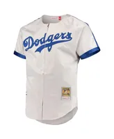 Men's Mitchell & Ness Jackie Robinson Gray Brooklyn Dodgers Cooperstown Collection Authentic Jersey