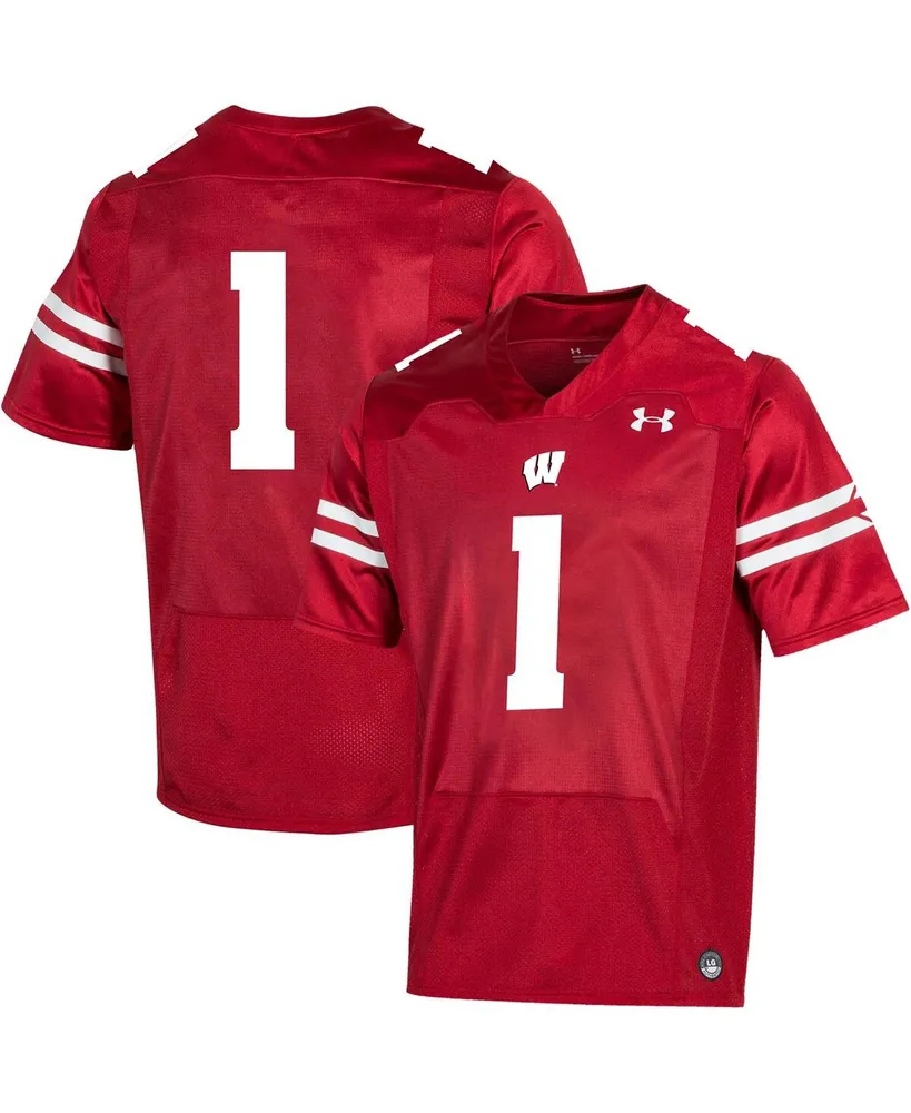 Under Armour Wisconsin Jonathan Taylor Jersey (Red)