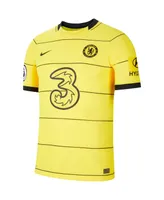 Men's Nike Yellow Chelsea 2021/22 Away Vapor Match Jersey