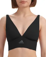 adidas Intimates Women's Longline Plunge Light Support Bra 4A7H69