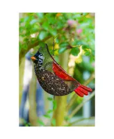 Evergreen Garden Cardinal Mesh Bird Feeder