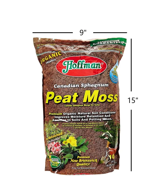 Hoffman Canadian Sphagnum Peat Moss - 10 qt bag