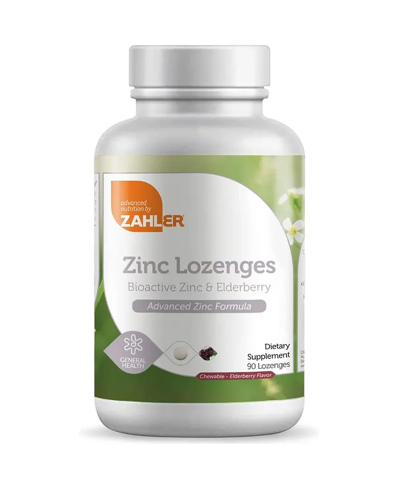 Zinc Lozenges with Elderberry, Antioxidant Supplement