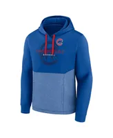 Men's Fanatics Heather Royal Chicago Cubs Call the Shots Pullover Hoodie