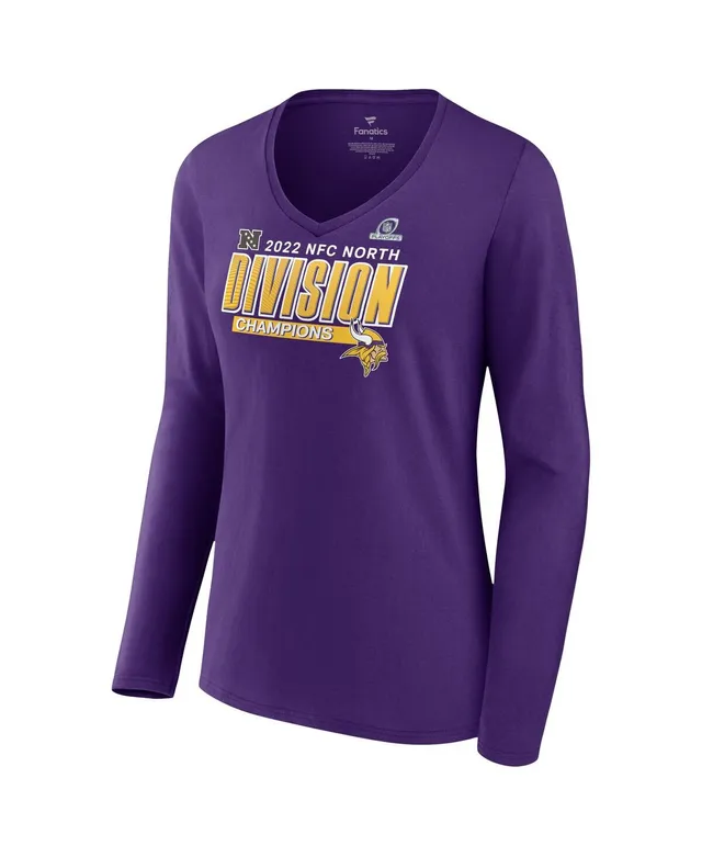 Minnesota Vikings Fanatics Branded 2022 NFC North Division Champions Divide  & Conquer T-Shirt - Purple