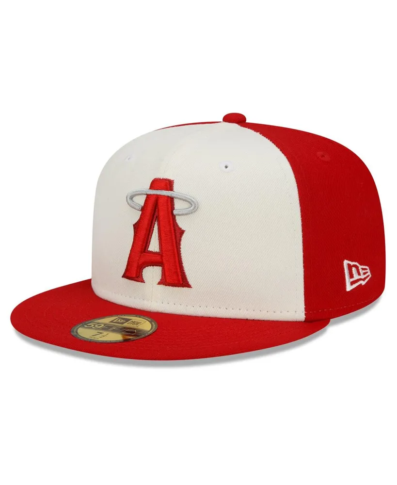 Men's New Era Red Los Angeles Angels City Connect 59FIFTY Fitted Hat
