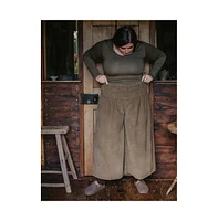 The Simple Folk Women's Wide-legged Cotton Corduroy Culotte