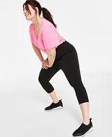 Id Ideology Plus Size Capri Leggings, Created for Macy's