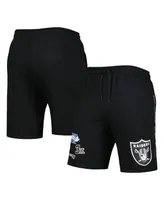 Men's New Era Black Las Vegas Raiders Historic Champs Shorts