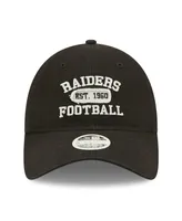 Women's New Era Black Las Vegas Raiders Formed 9Twenty Adjustable Hat