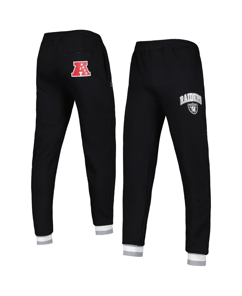 Men's Starter Black Las Vegas Raiders Blitz Fleece Jogger Pants