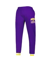 Men's Starter Purple Minnesota Vikings Blitz Fleece Jogger Pants