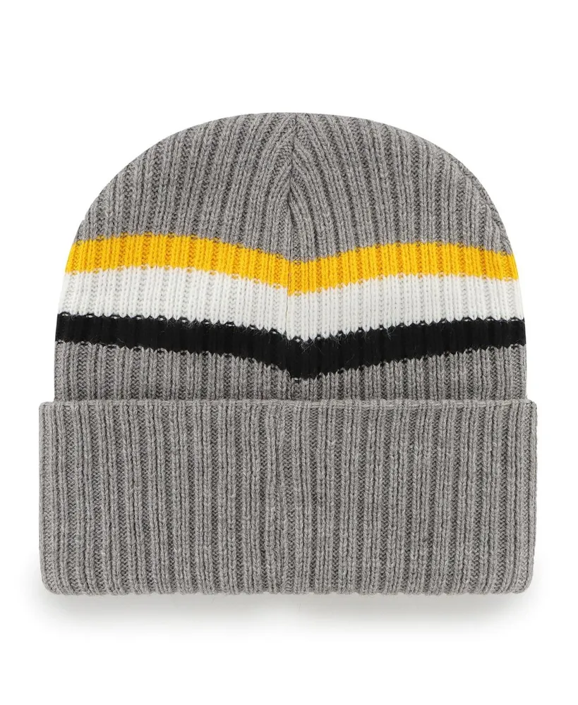Men's '47 Brand Gray Pittsburgh Steelers Highline Cuffed Knit Hat