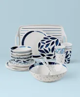 Lenox Blue Bay Melamine 20-Piece Dinnerware Set, Service for 4