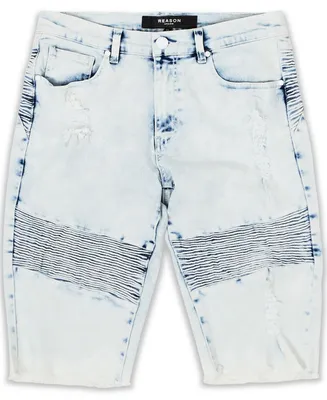 Reason Men's Big and Tall Dauphin Denim Shorts