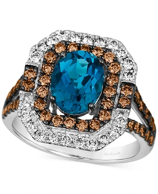 Le Vian Deep Sea Blue Topaz (1-3/4 ct. t.w.) & Diamond (1