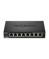 D-Link Dgs-108 Switch 8-Port Gigabit QoS Switch Metal Chassis Jumbo Frames