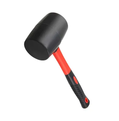 32 Ounce Rubber Mallet with Fiberglass Handle
