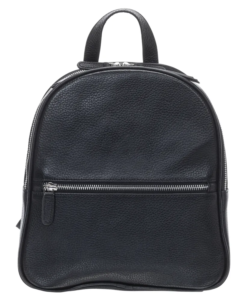 Mancini Women's Pebbled Audrey Backpack