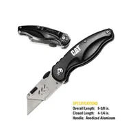 Folding Utility Knife with Safety Lock and Comfort Handle