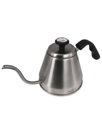 London Sip Stainless Steel Kettle with Beverage Thermometer, 1.2 Liter