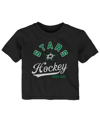 Infant Boys and Girls Black Dallas Stars Take The Lead T-shirt