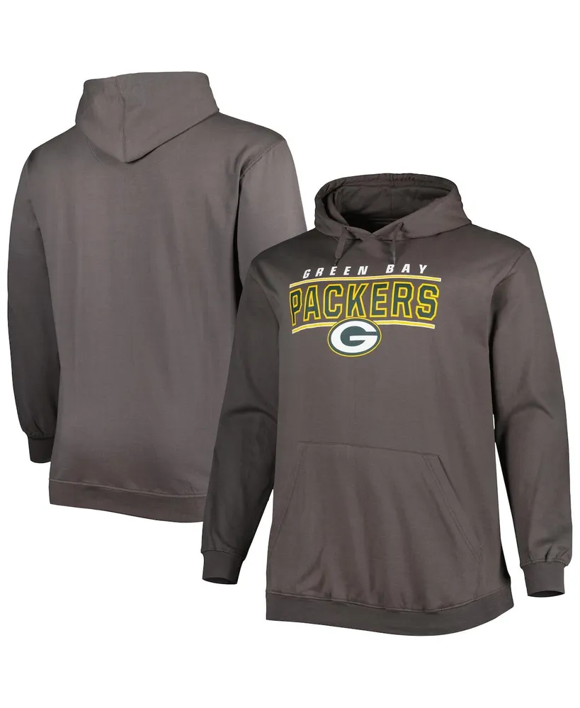 Starter Men's Green and Heather Charcoal Green Bay Packers Extreme Pullover  Hoodie - Macy's