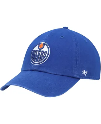 Men's '47 Brand Royal Edmonton Oilers Clean Up Adjustable Hat