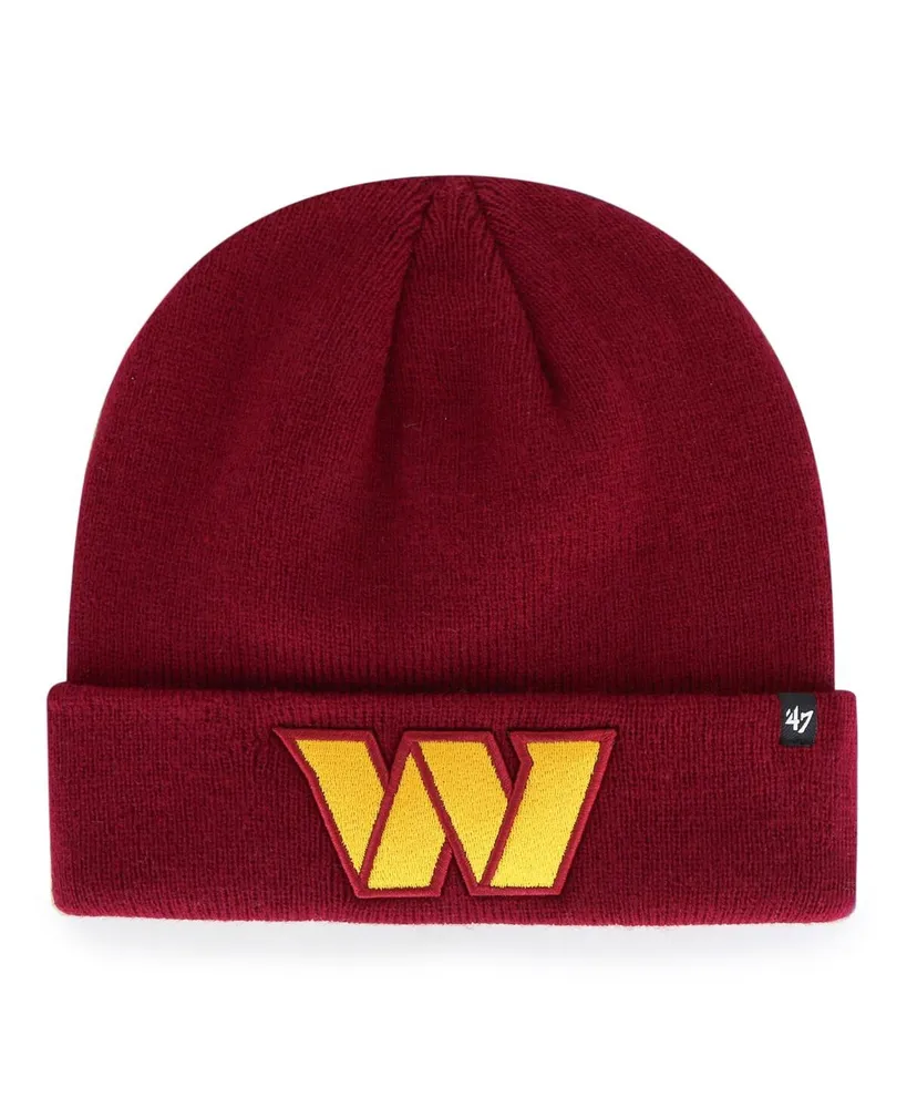 Men's '47 Brand Burgundy Washington Commanders Primary Cuffed Knit Hat