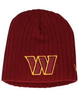 Infant Boys and Girls New Era Burgundy Washington Commanders Mini Fan Beanie