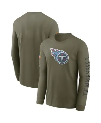 Men's Nike Olive Washington Commanders 2022 Salute to Service Tonal  Lightweight Long Sleeve Hooded T-Shirt